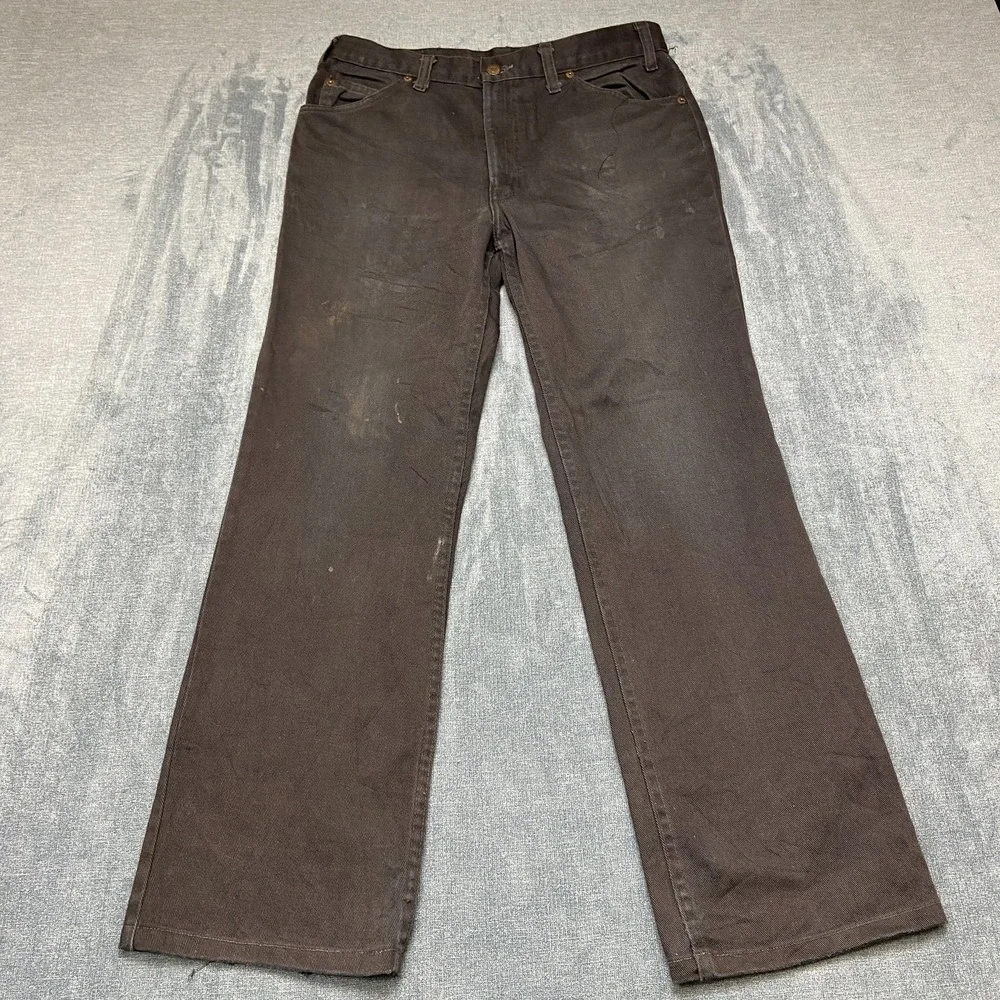 Vintage Levi's 530 Jeans Mens 30 33x36 Black Straight Leg Casual Streetwear